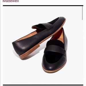 Madewell. The Alex loafer in suede and leather. True black.